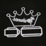 BBM057 A/B - Caixa Coroa Princesa - Metal Die Cut
