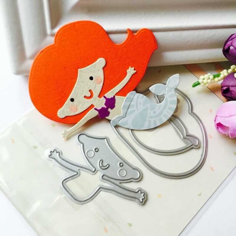 BBM079 - Menina Sereia - Metal Die Cut