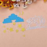 BMO032 - Nuvem + Lua + Estrelas - Metal Die Cut