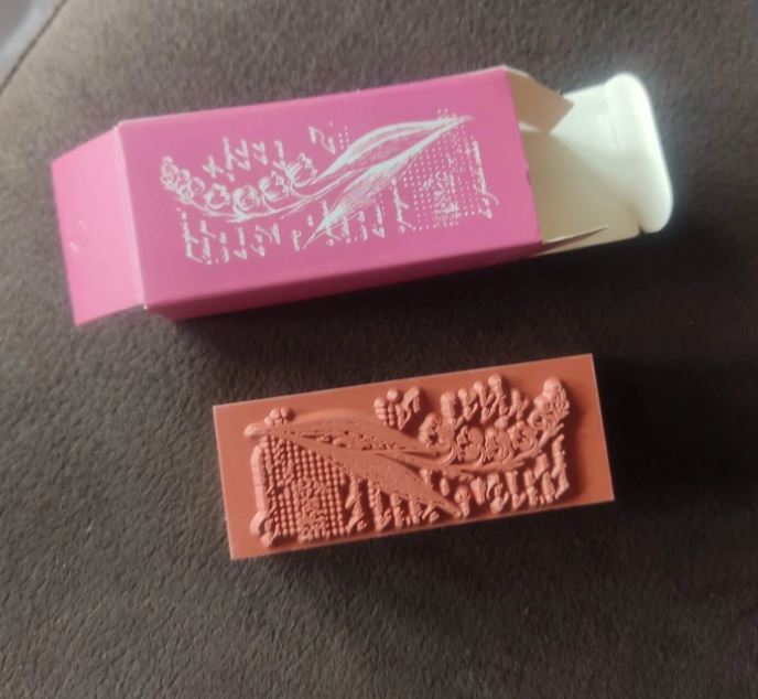 CAR027 – Carimbo selo de borracha de madeira para scrapbooking papelaria