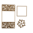 CART032 - Cartão Floral - Metal Die Cut