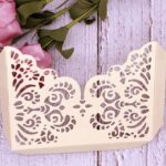 CCONV005 - Cartão Floral Convite Casamento - Metal Die Cut