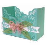 CCONV005 - Cartão Floral Convite Casamento - Metal Die Cut