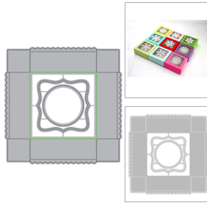CX002 - Caixa Quadrada com ou sem Janela - Metal Die Cut