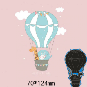 BB010 - Balão Ar Quente - Metal Die Cut