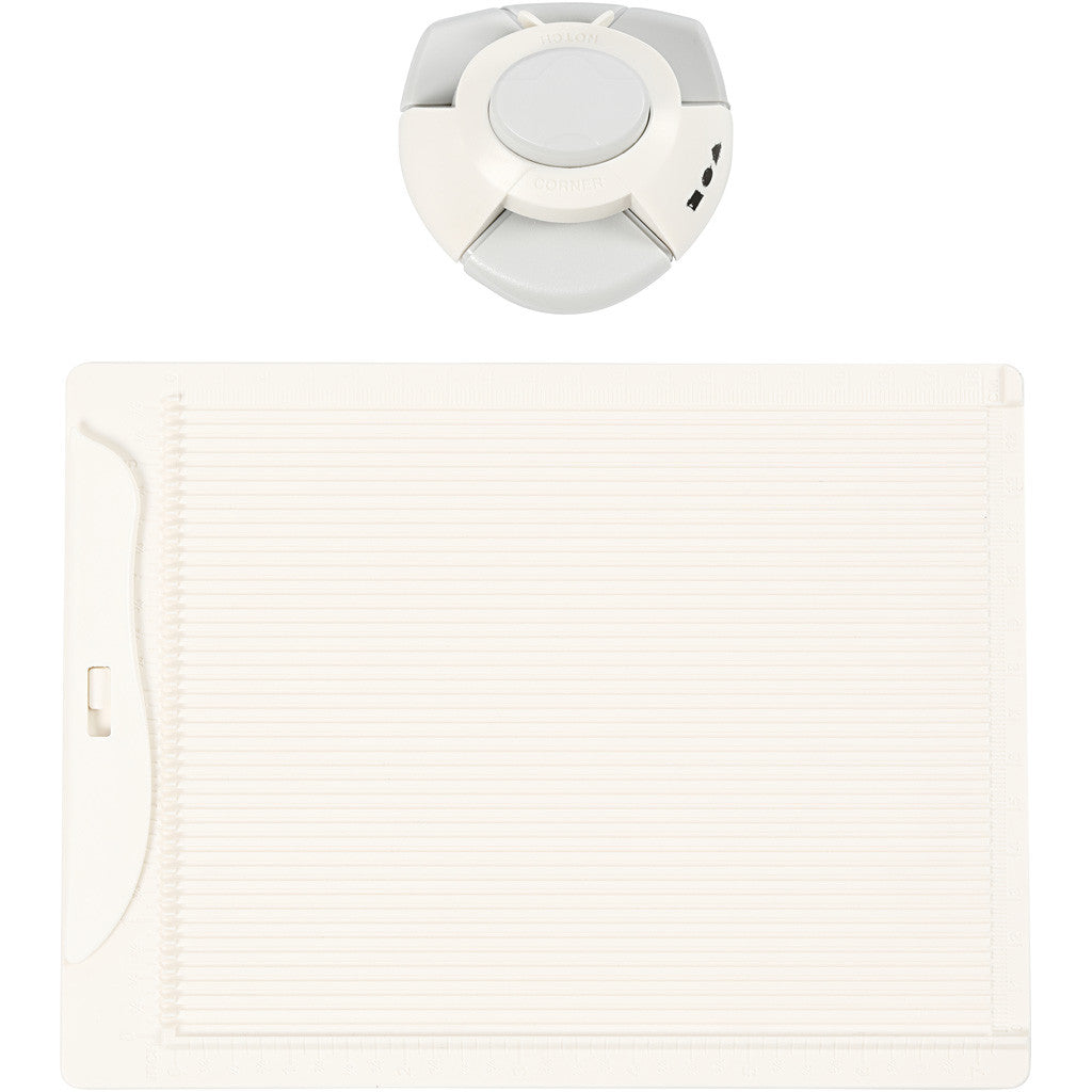 Creativ 13135 – Placa para Vincar Envelopes + Furador de Cantos