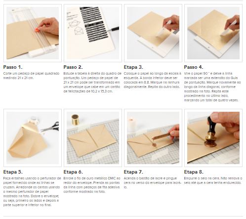 Creativ 13135 – Placa para Vincar Envelopes + Furador de Cantos