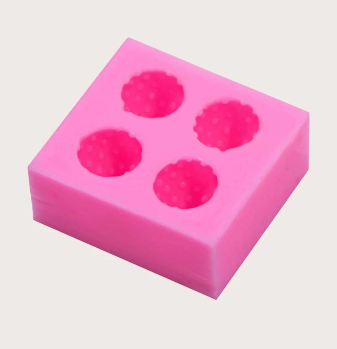 D008MS - Morango 3D Molde Silicone S/M
