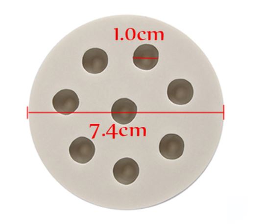D012MS - Moldes Silicone Mirtilos/ Amoras