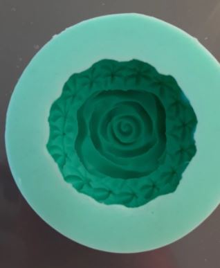 D024MS - Cup Cake 3D - Bolo - Rosa - Molde - Doces