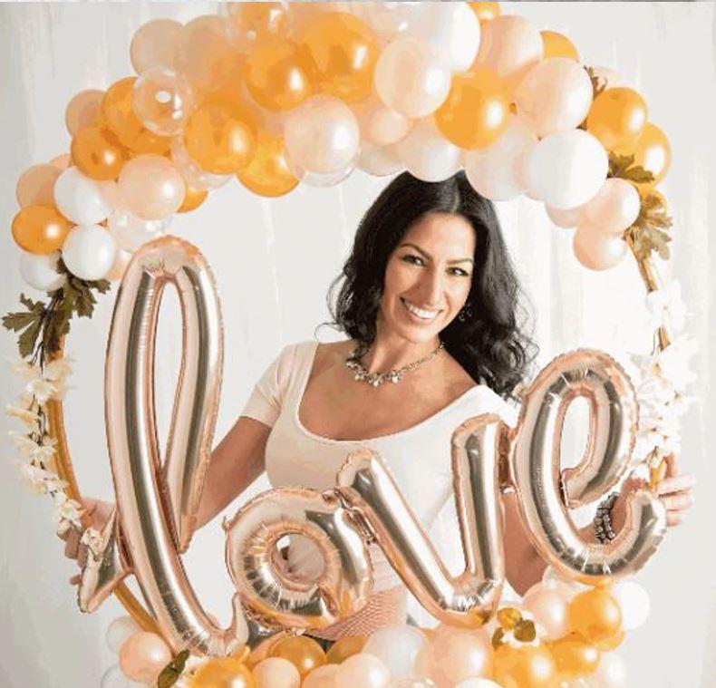 60 cm círculo redondo balão grinalda aro anel arco arco para decorações de casamento aniversário festa