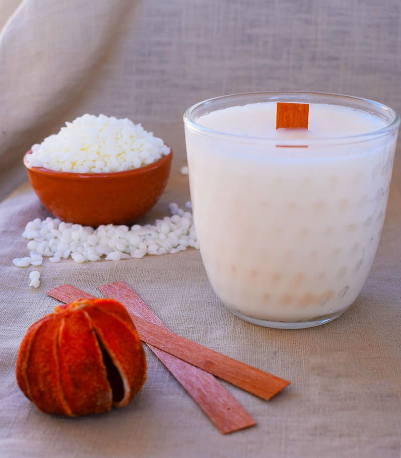 Pavio de Madeira Natural "Wood Wick" 130 mm X 13 mm - 10 unidades