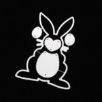 EP004 - Coelho + Coração - Metal Die Cut