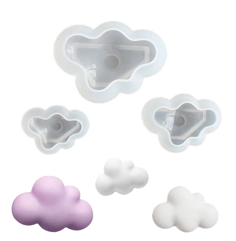 EP009MS - Molde Set 3 Pçs Nuvens