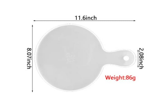 EP106MS - Prato, Base Grande 29 x 22 cm, bandejas , resina epoxi