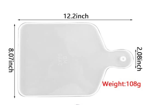EP107MS - Prato, Base Grande 31 x 22 cm, bandejas , resina epoxi, molde de silicone