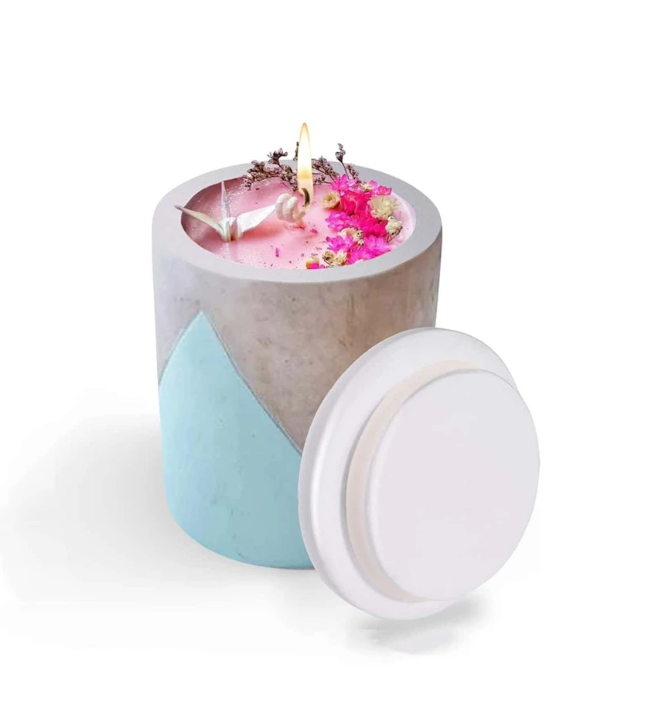 BP014MS- Molde - Frasco Pote forma redonda Recipinte vela