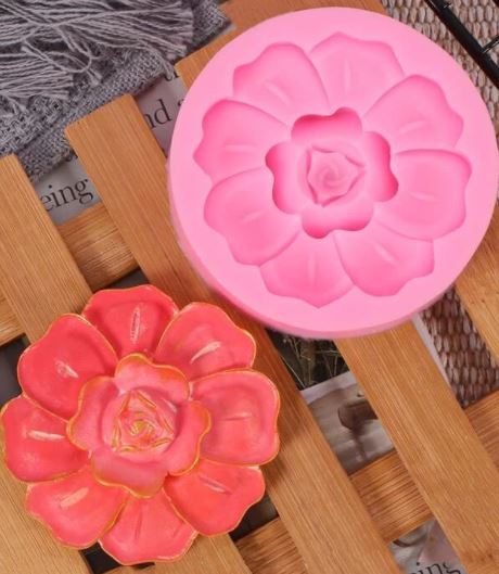 F034MS - Flor - Molde de Silicone