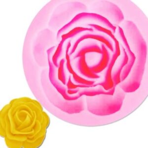 F046MS - Flor Rosa - Molde de Silicone