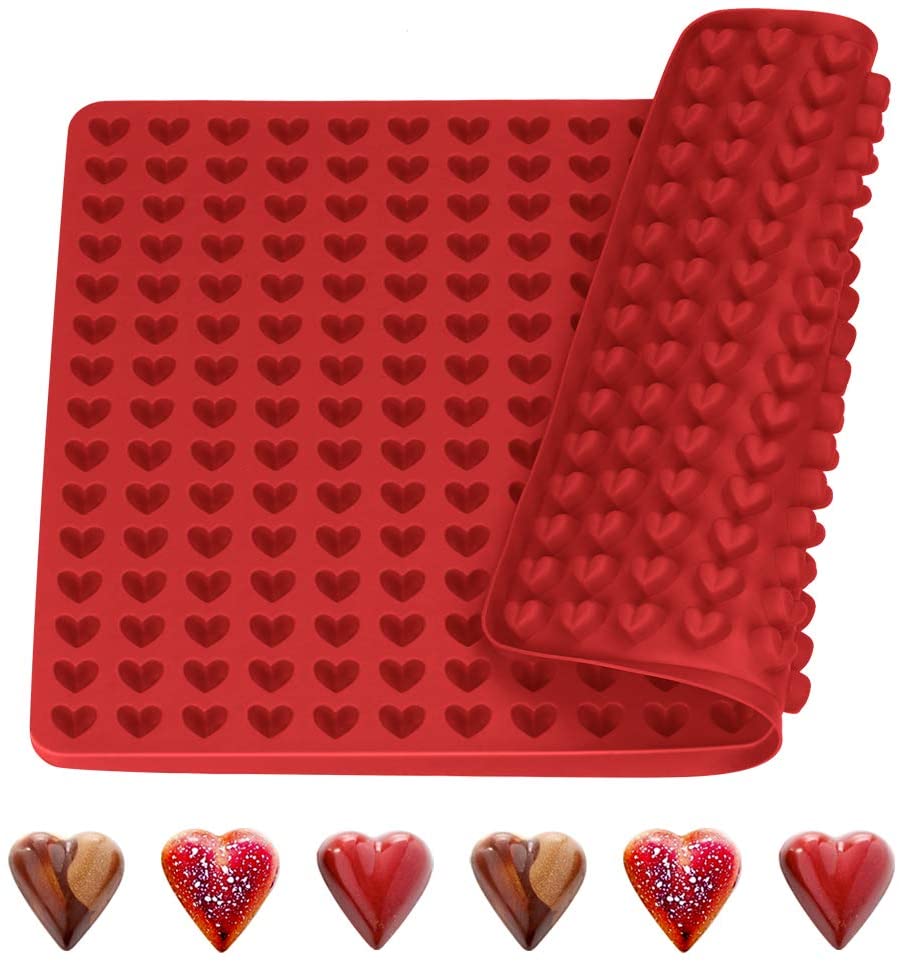 FC074MS -molde de 1 cm de coração