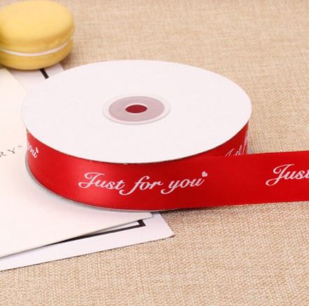 FITA009 – Fita "Just For You" - Preto/Vermelho