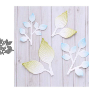FL009 - Folhas Flor - Metal Die Cut