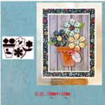 FL091 - Vasos + Flores - Metal Die Cut