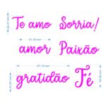 LT015 - Set 6 Pc Palavras - Metal Die Cut