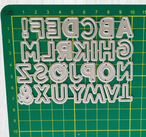 LT040 - Alfabeto Letras Maiúsculas - Metal Die Cut