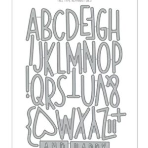 LT047 - Alfabeto Letras Maiúsculas - Metal Die Cut