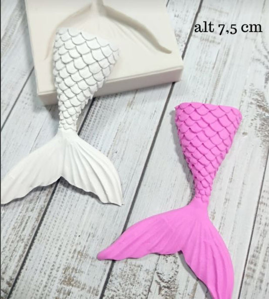 OC006MS - Cauda de Sereira - Molde de Silicone