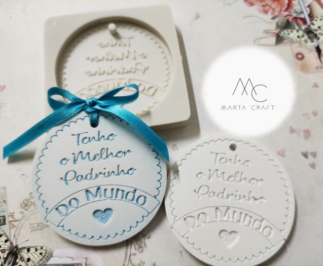 MF063MS - Tenho o Melhor Padrinho - Molde