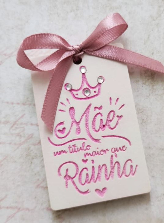 MF069MS - Placa com furo - Mãe ...Rainha - Molde