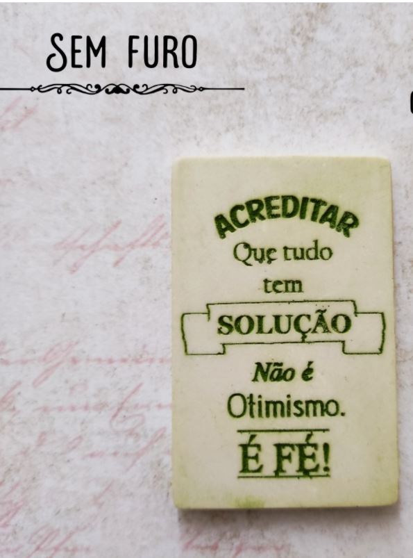 MF073MS - Placa com/sem furo -Acreditar- Molde
