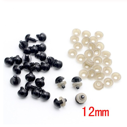 MTB012 – Olhos p/ Bonecas – 9 mm /12 mm