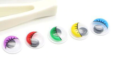 MTB043 – Olhos para Bonecas c/ Pestanas