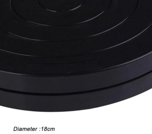 MTF001 – Plataforma giratória De Plástico para argila. 18cm