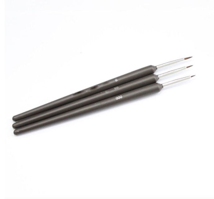 MTF010 – 9 pçs/set Ferramentas de pincel nº 000 a 6