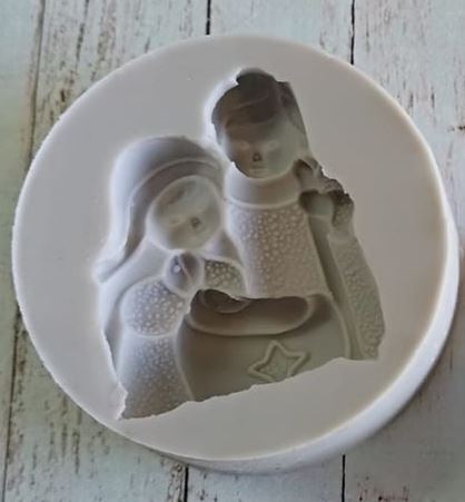NA025MS - Presépio - Molde de Silicone