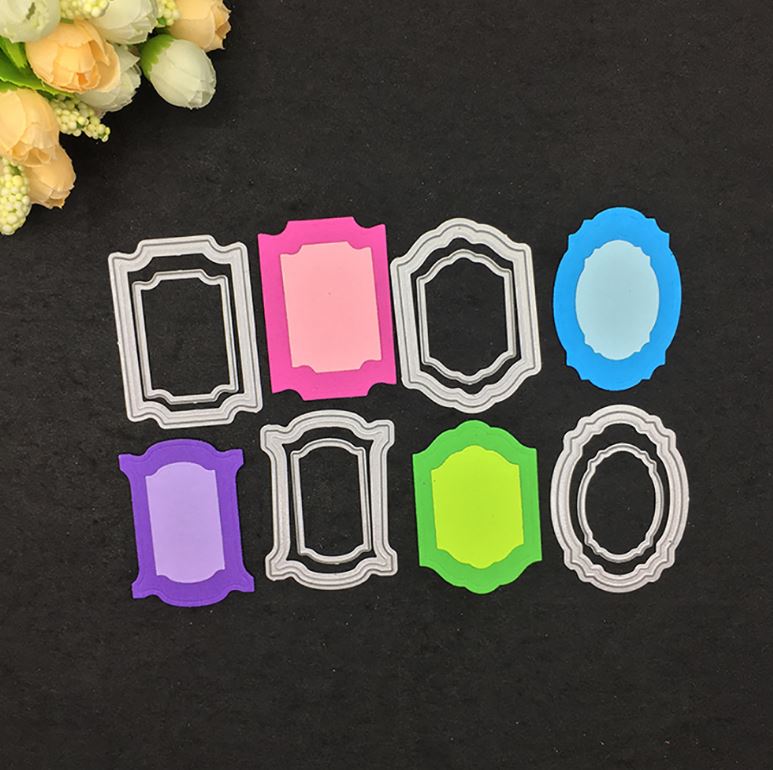 OR005 - Set 4 Molduras - Metal Die Cut