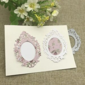 OR015 - Set Ornamento Frame Oval - Metal Die Cut