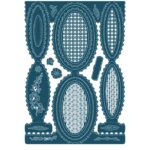 OR031 - Set Ornamento Frame Oval - Metal Die Cut
