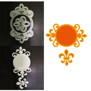 OR049 - Set Ornamentos - Etiquetas - Metal Die Cut
