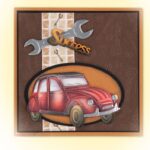 OT031 - Carro - Metal Die Cut