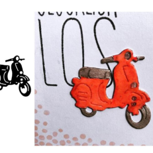 OT034 - Mota Vespa - Metal Die Cut
