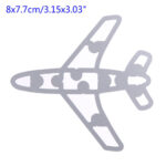 OT053 - Puzzle Avião - Metal Die Cut
