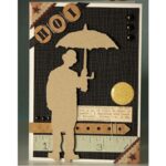 OT068 - Silhoeta Homem c/ Chapéu - Metal Die Cut