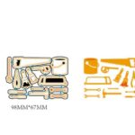 OT085 - Set Caixa Ferramentas - Metal Die Cut