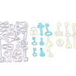 OT086 - Set Cadeados & Chaves - Metal Die Cut