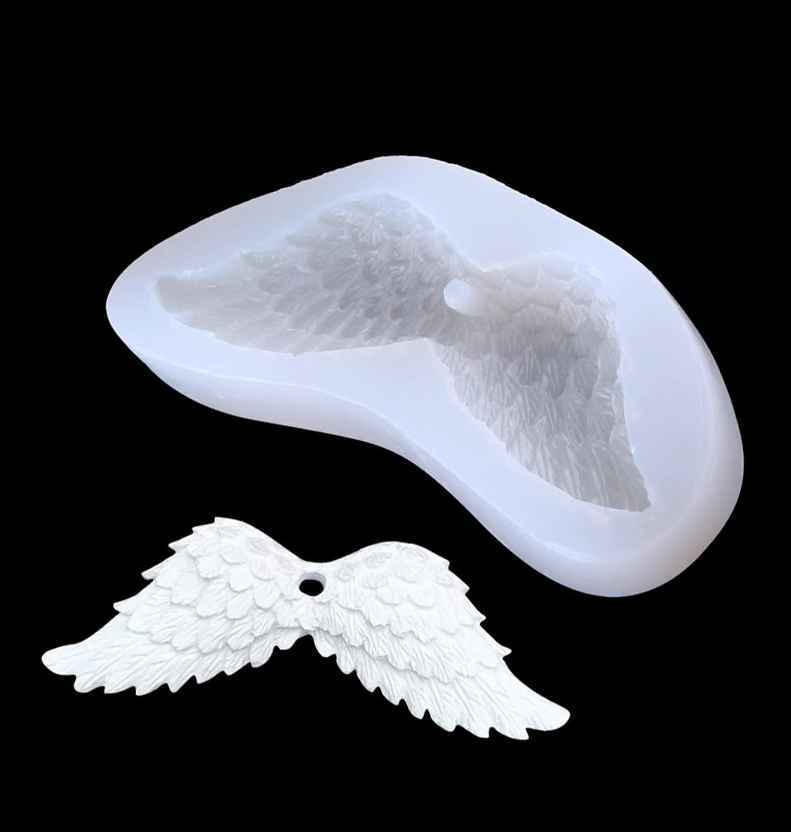 NA003MS - Asas Anjo - Molde de Silicone